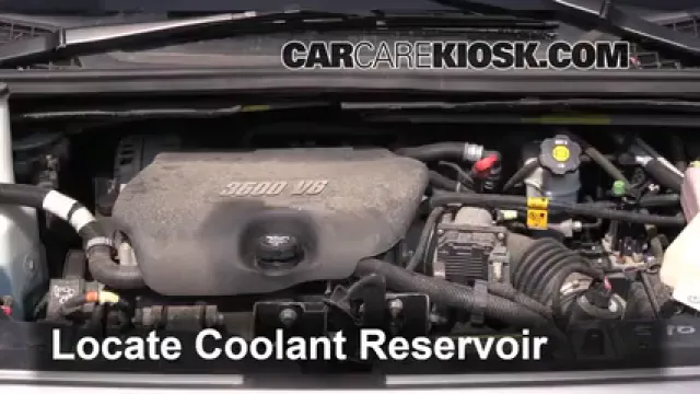 2005 Buick Terraza CX 3.5L V6 Coolant (Antifreeze) Add Coolant